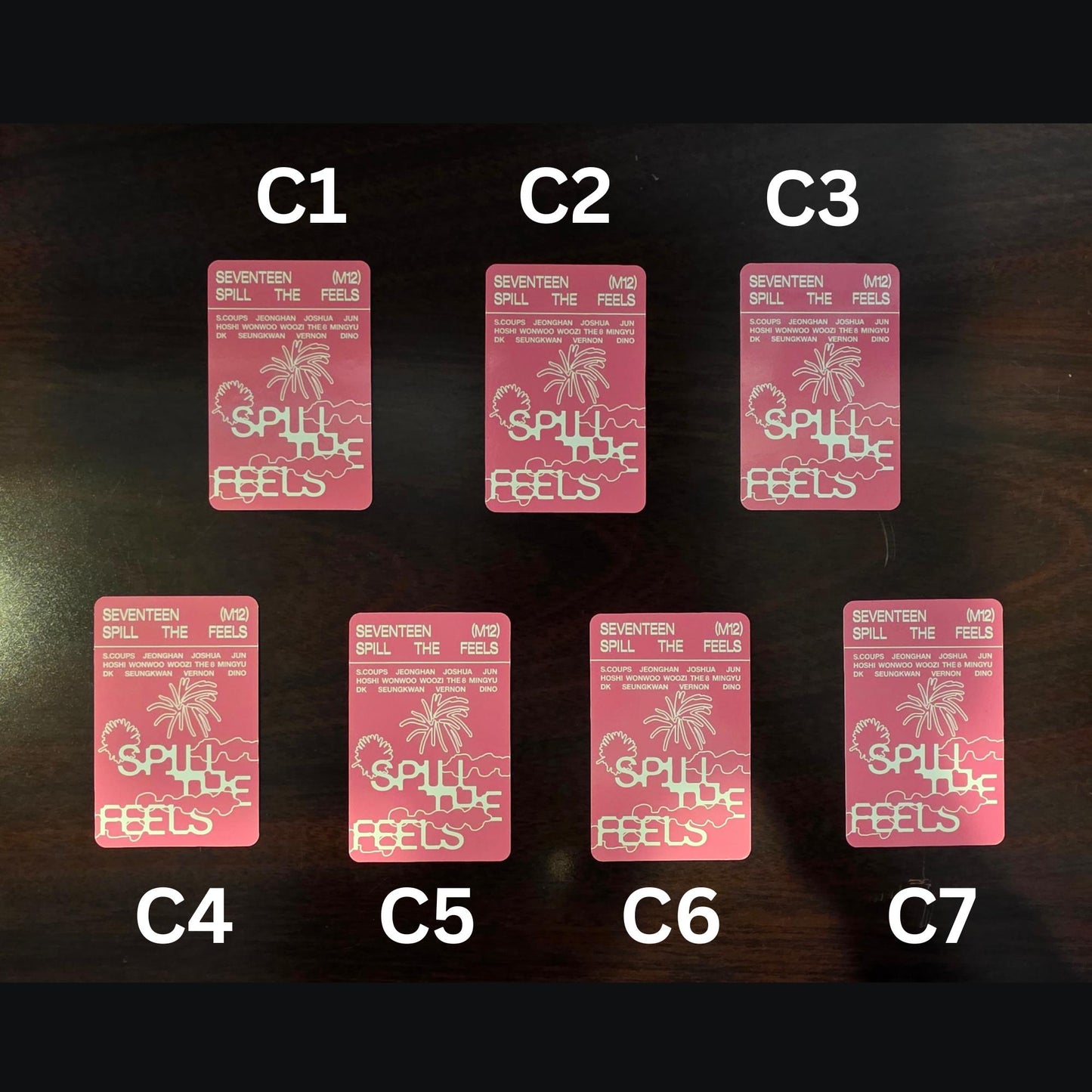 Assorted Seventeen Official Photocards (Spill the Feels / 17 Is Right Here)