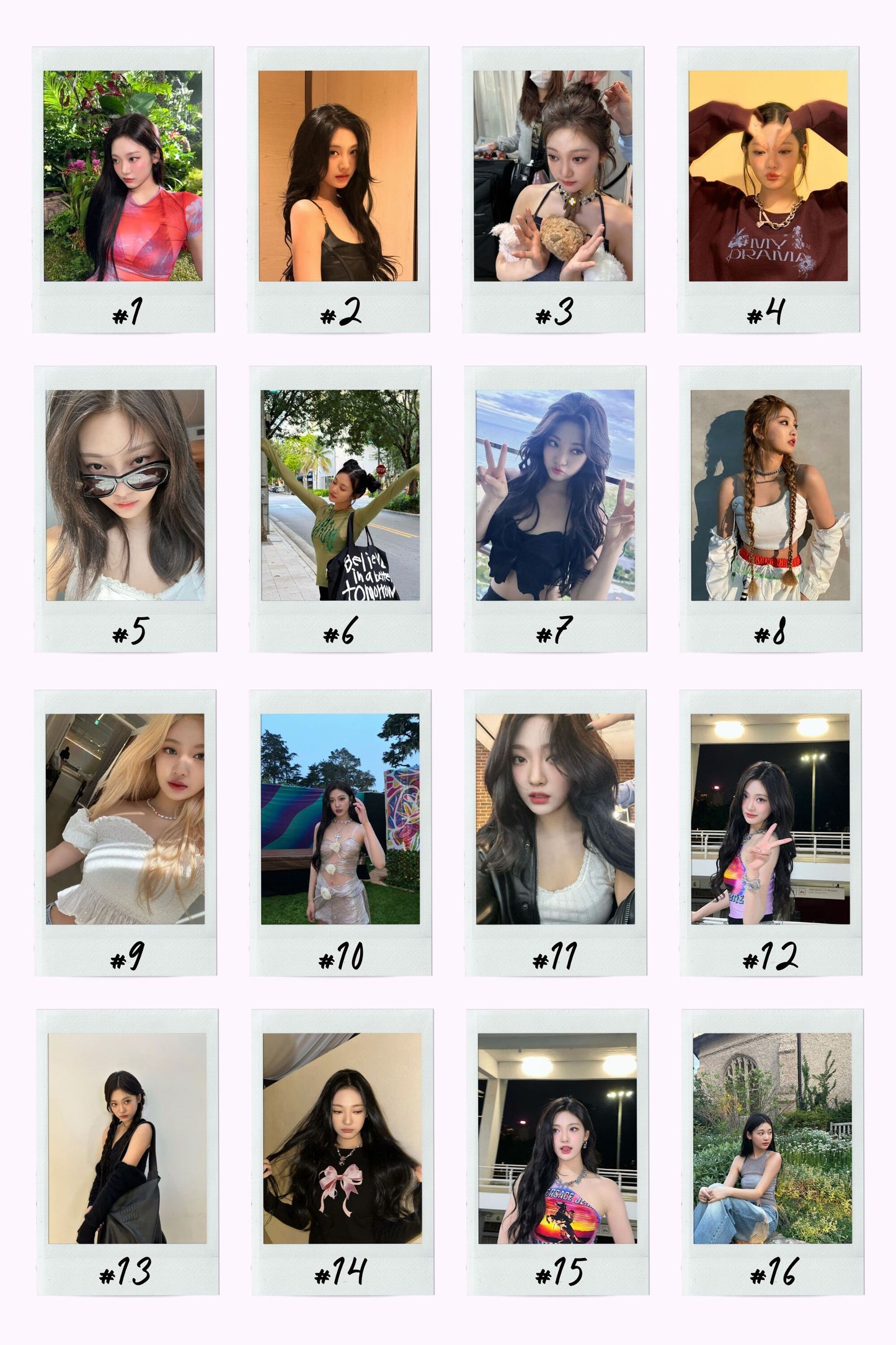 aespa Girlfriend Instant Photos