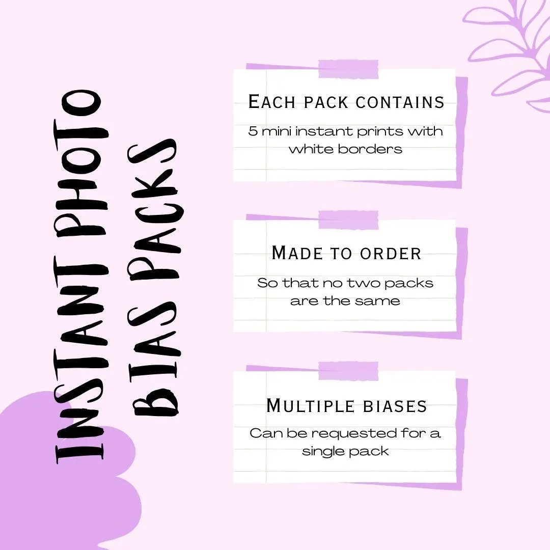 ATEEZ Bias Instant Photo Packs (Boyfriend Material!)