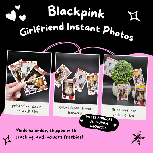 Blackpink Girlfriend Polaroids