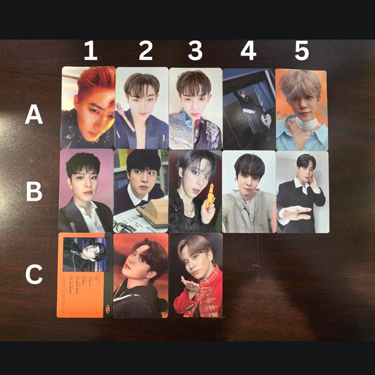 Assorted Official Kpop Photocards (Ateez, BTS, Wonho, Stray Kids, TXT, etc.)