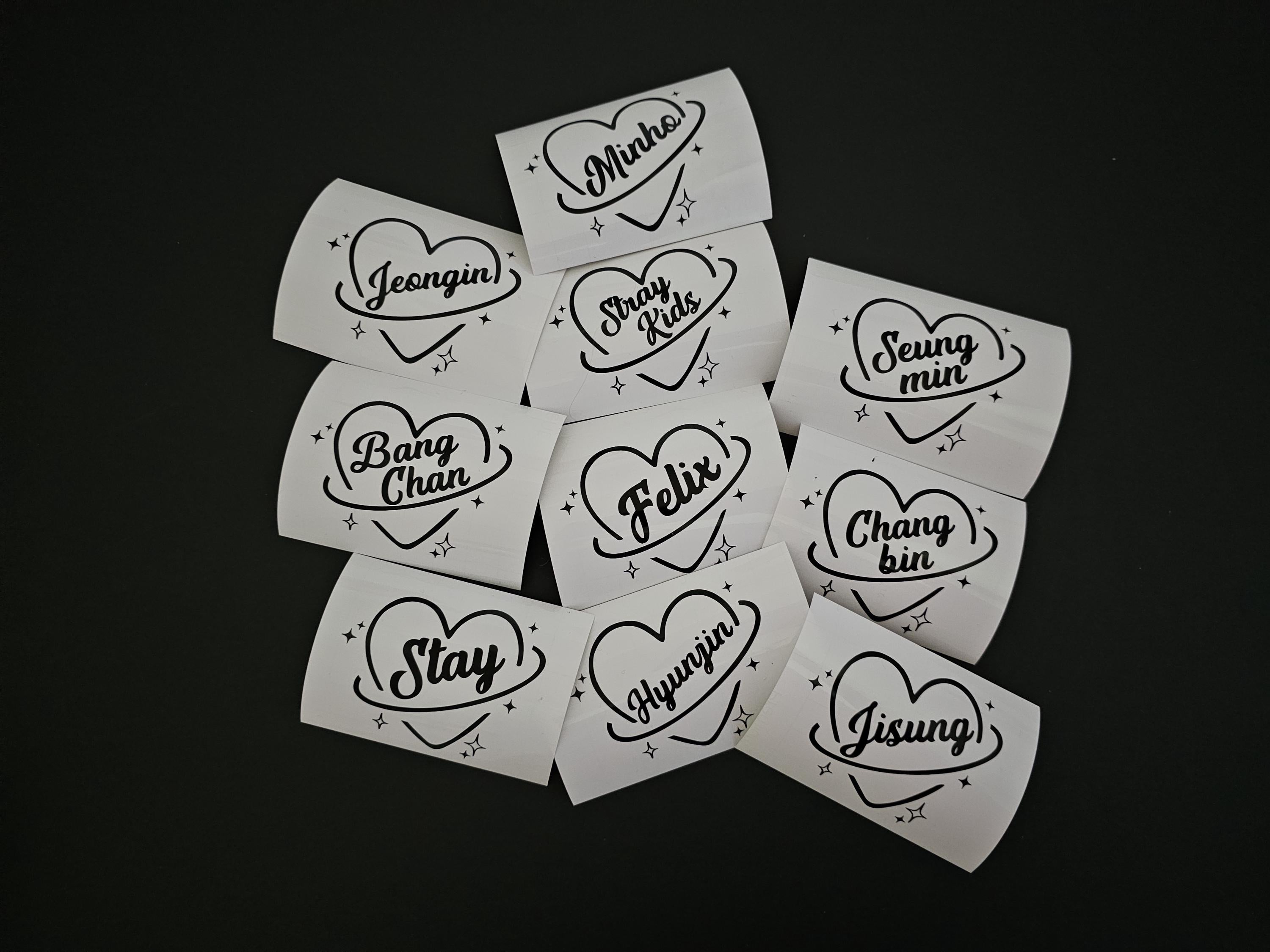 SKZ Planet Heart Vinyl Decals