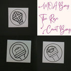 Kpop Group Lightstick Circle Decals (12 Designs to Choose From!)