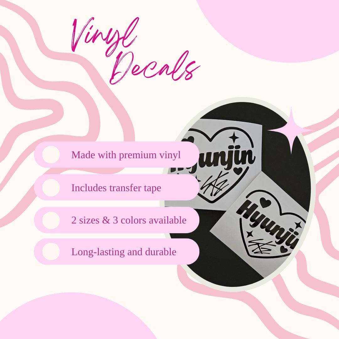 SKZ Heart Vinyl Decals