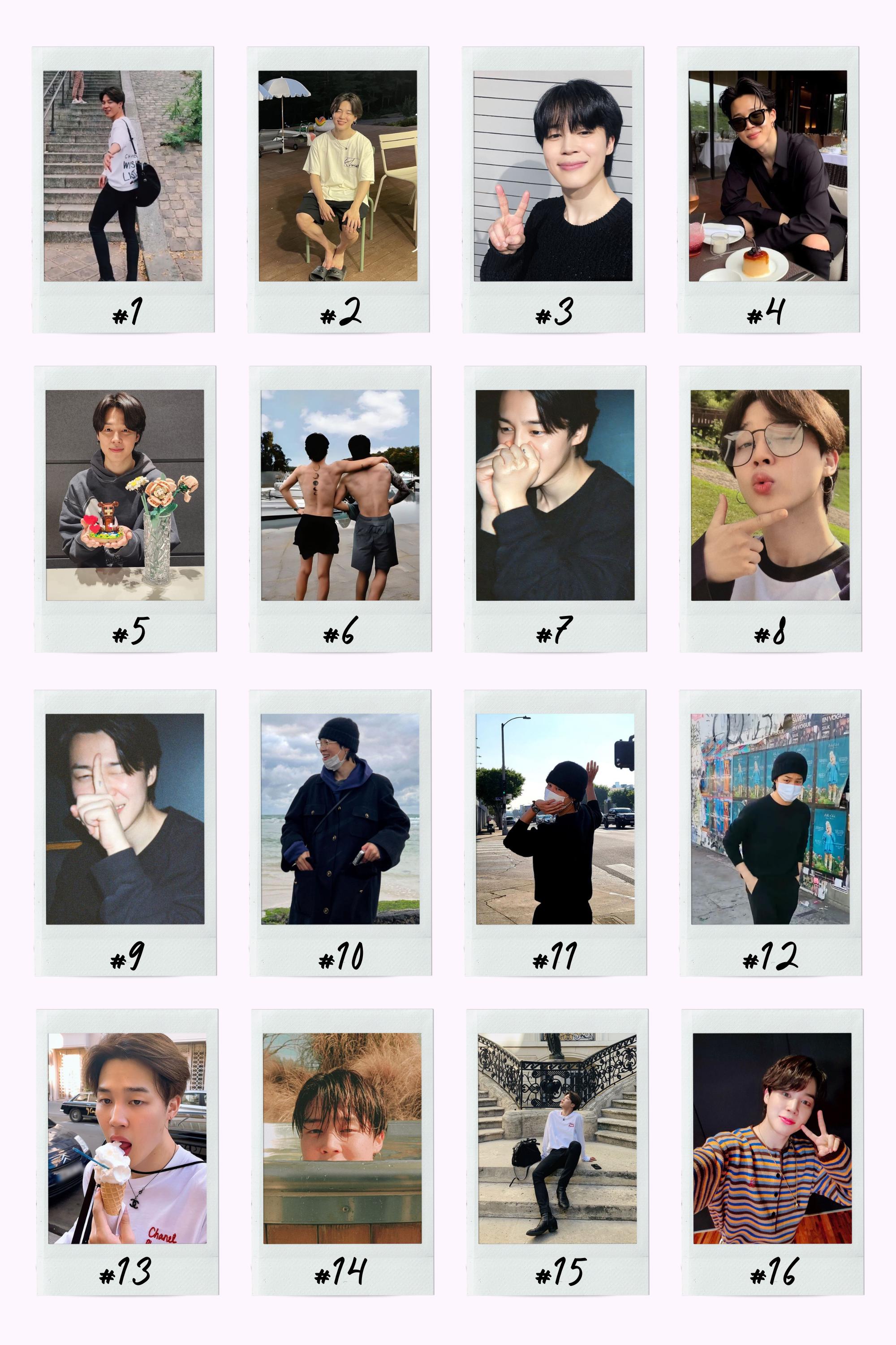 BTS Boyfriend Material Instant Photos