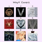WayV Album Cover Keychains