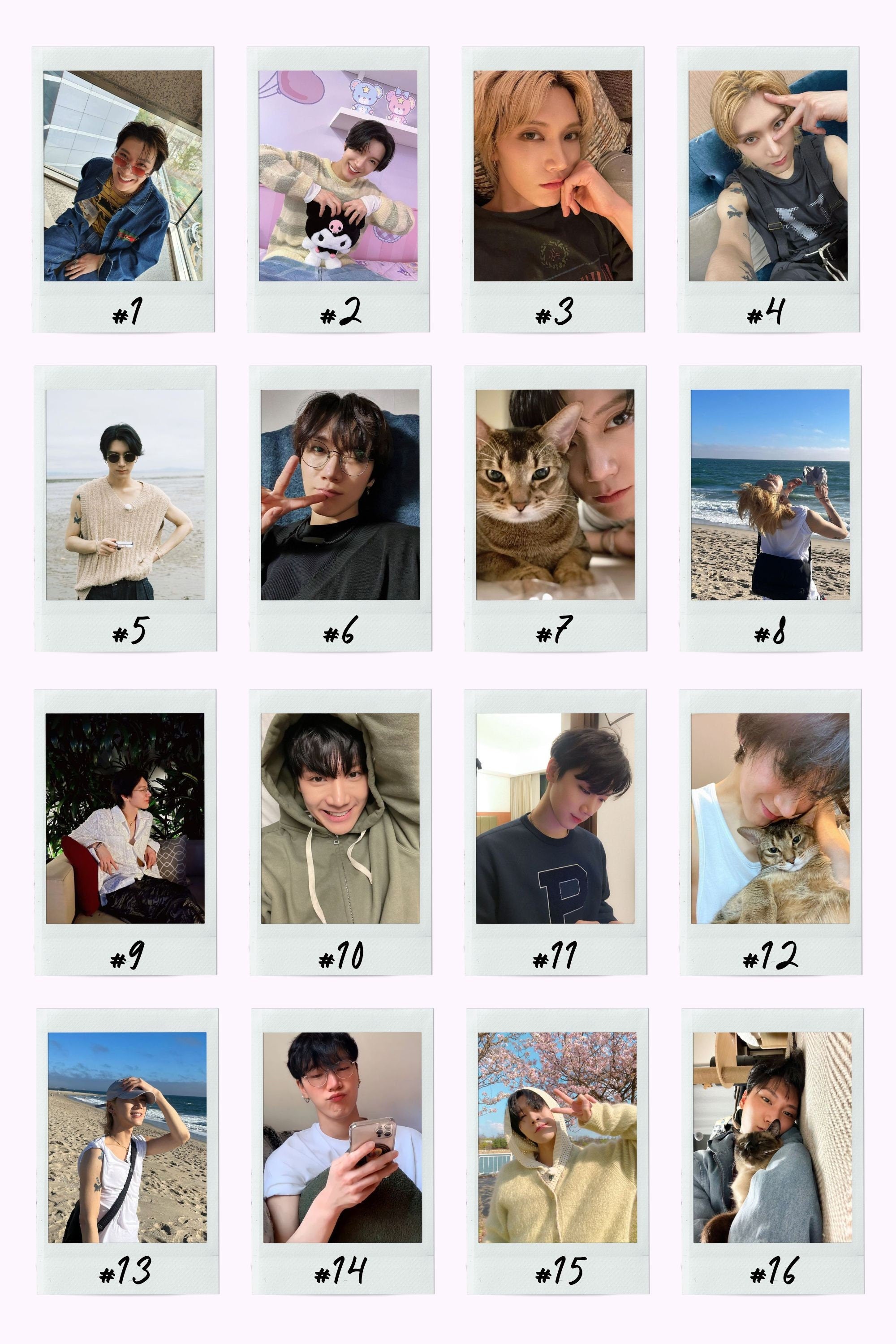 WayV Boyfriend Material Instant Photos