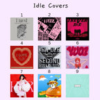 I-DLE Album Cover Keychains