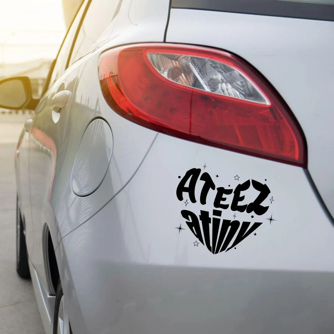 ATEEZ/ATINY Heart Vinyl Decal (19 Colors to Choose From!)