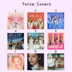 Twice Album Cover Keychains