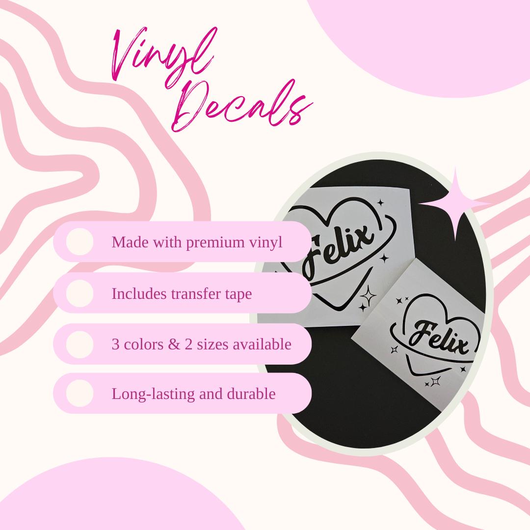 SKZ Planet Heart Vinyl Decals