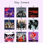 ITZY Album Cover Keychains