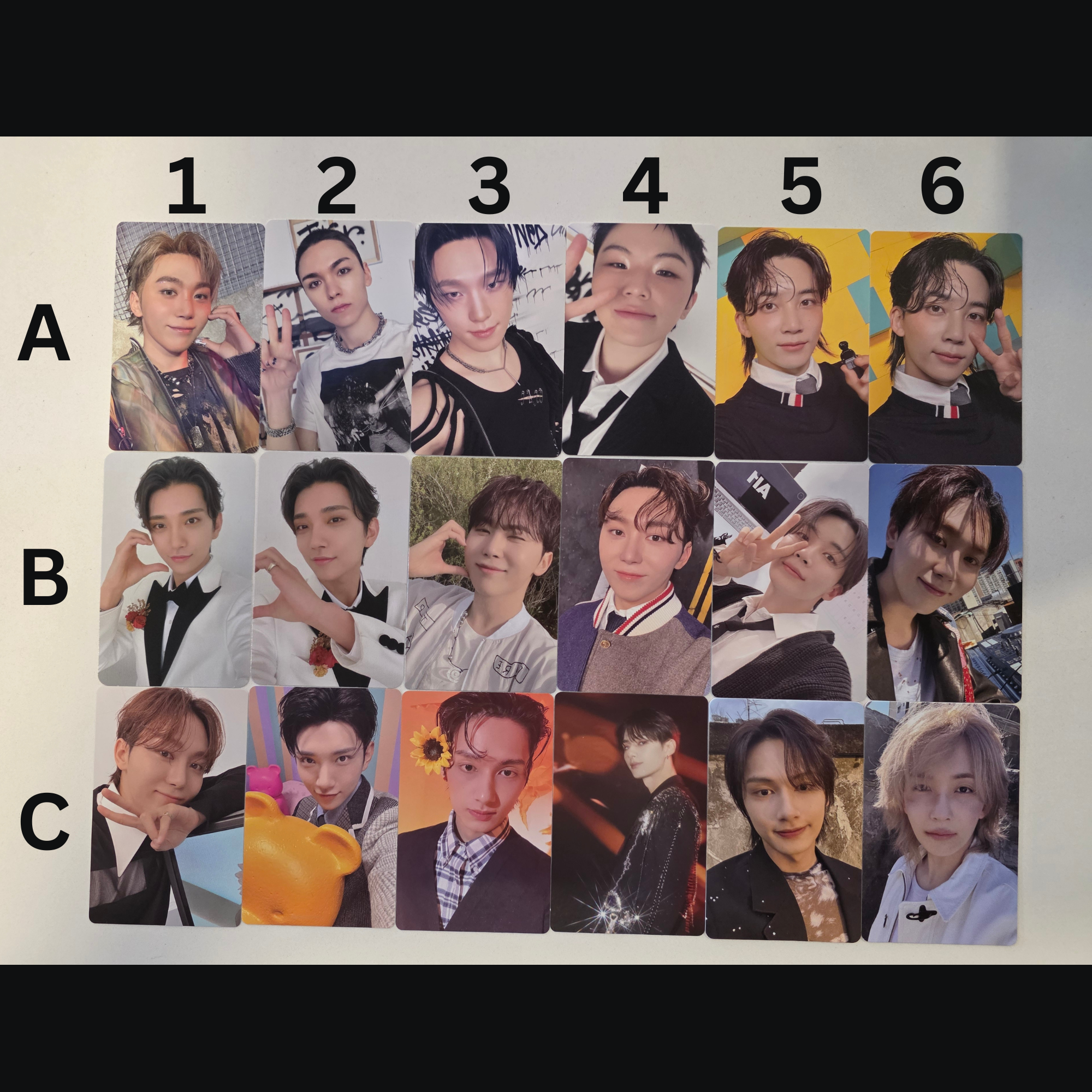 Assorted Seventeen Official Photocards (Happy Burstday, 17 Is Right Here, FML, Membership, etc.)