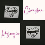 SKZ Heart Vinyl Decals