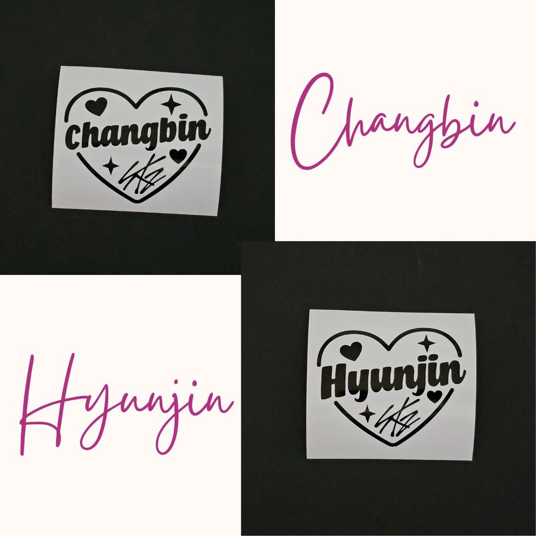 SKZ Heart Vinyl Decals