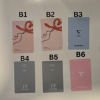 Assorted Seventeen Official Photocards (Happy Burstday, 17 Is Right Here, FML, Membership, etc.)