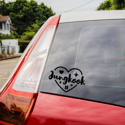 BTS Heart Vinyl Decals