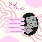 Jungkook Hand Tattoos Vinyl Decals (16 Colors to Choose From!)