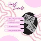 SVT Member Diamond Vinyl Decals