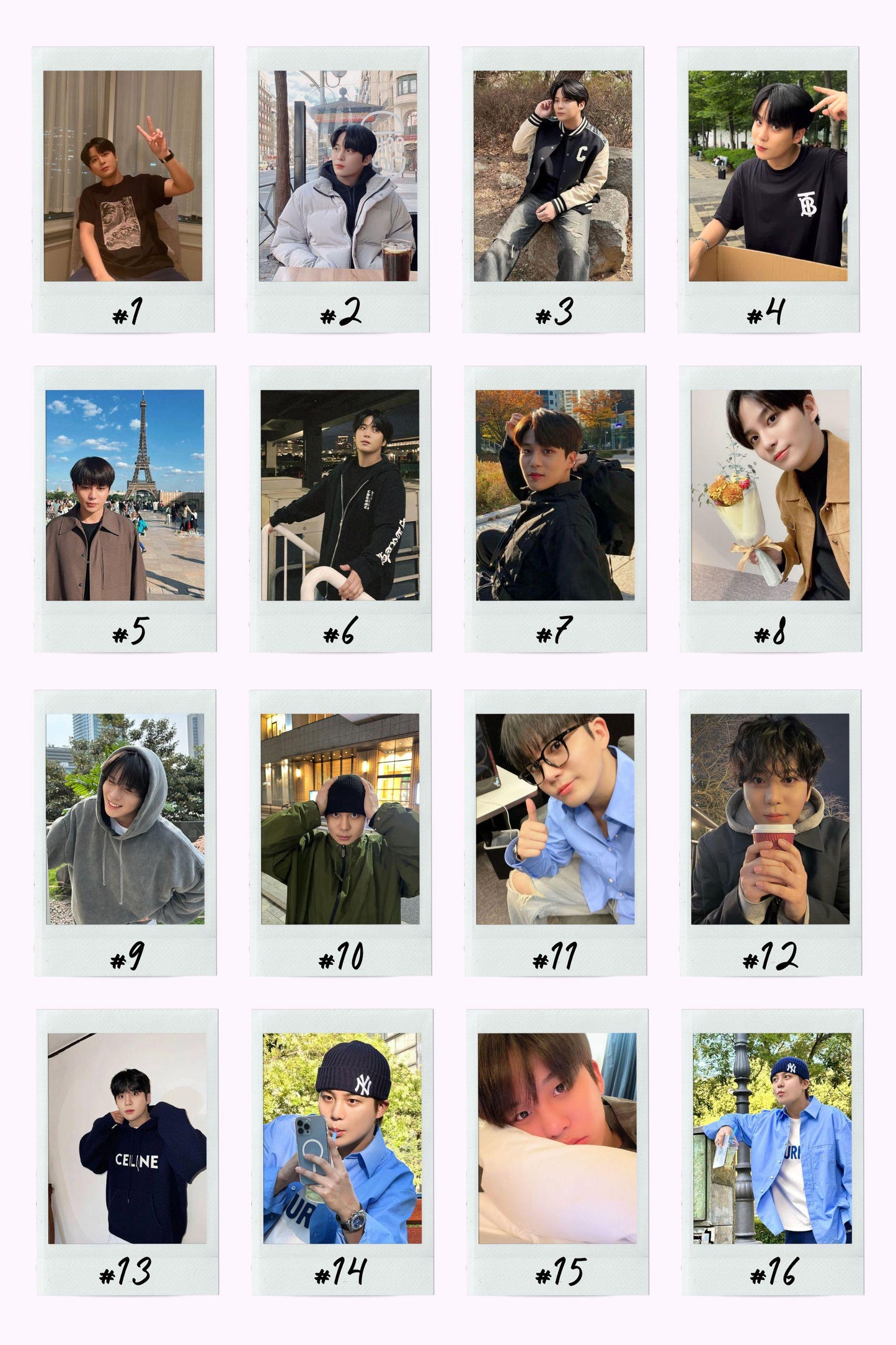 ATEEZ Boyfriend Material Instant Photos (Maknae Line)