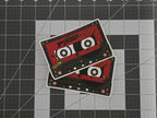 SKZ "Chk Chk Boom" Inspired Cassette-Style Die Cut Sticker