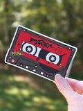 SKZ "Chk Chk Boom" Inspired Cassette-Style Die Cut Sticker