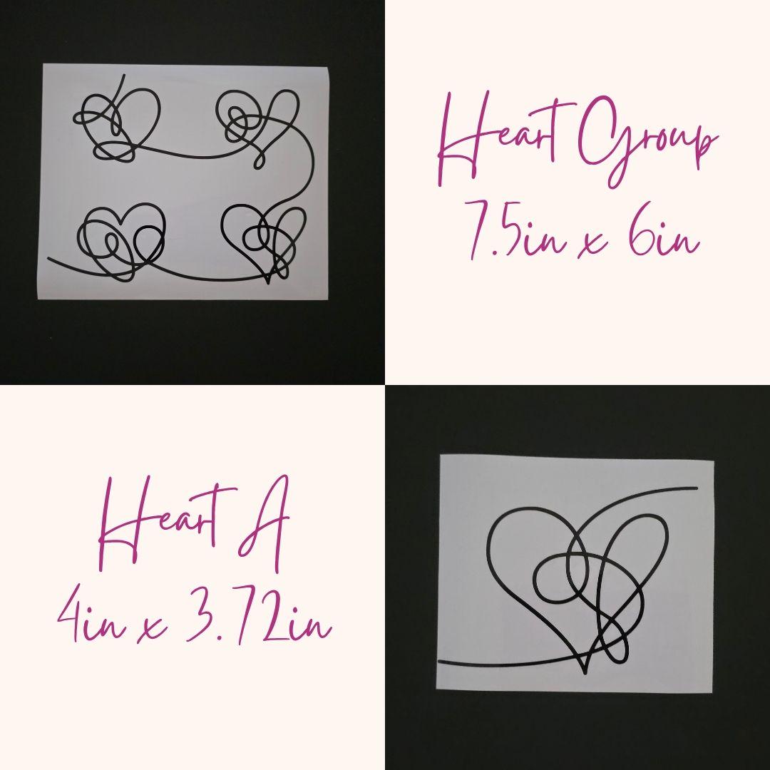 BTS "Love Yourself" Album Vinyl Decals (3 Colors to Choose From!)