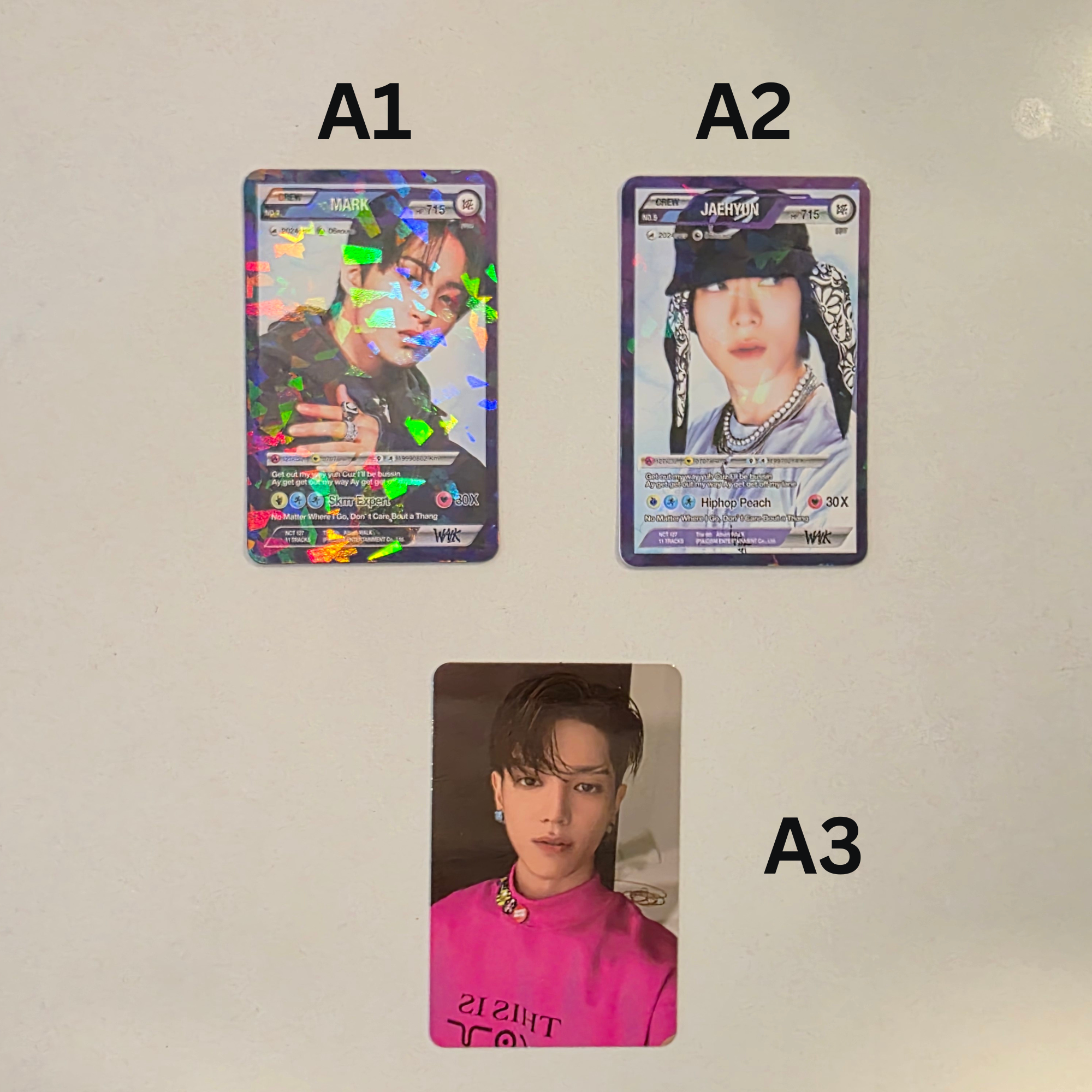 Assorted Official NCT/SuperM Photocards (Walk, Sticker, Ay-Yo, etc.)