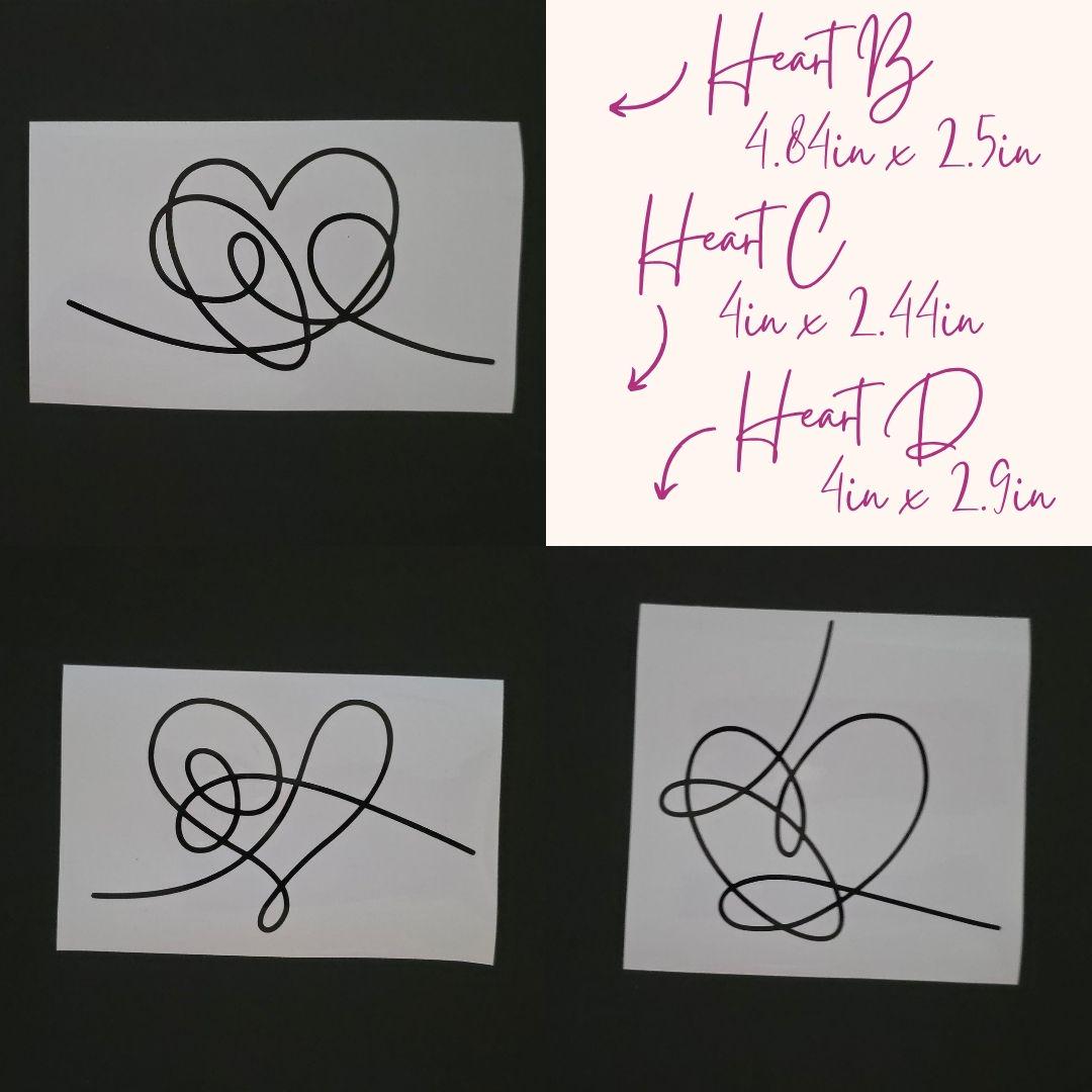 BTS "Love Yourself" Album Vinyl Decals (3 Colors to Choose From!)