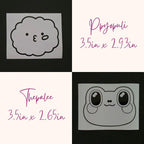 Seventeen Miniteen Character Vinyl Decals