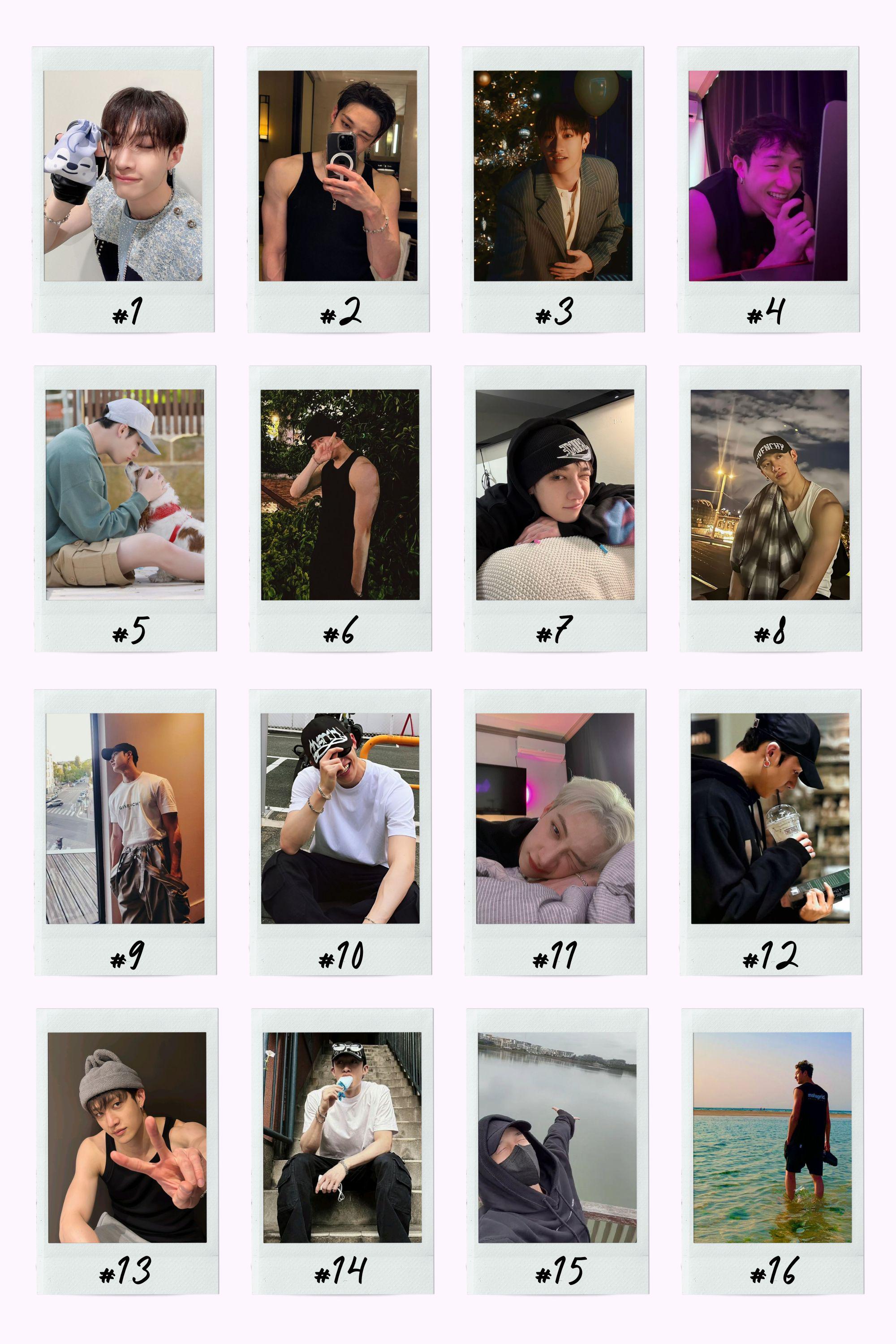 SKZ Boyfriend Material Instant Photos