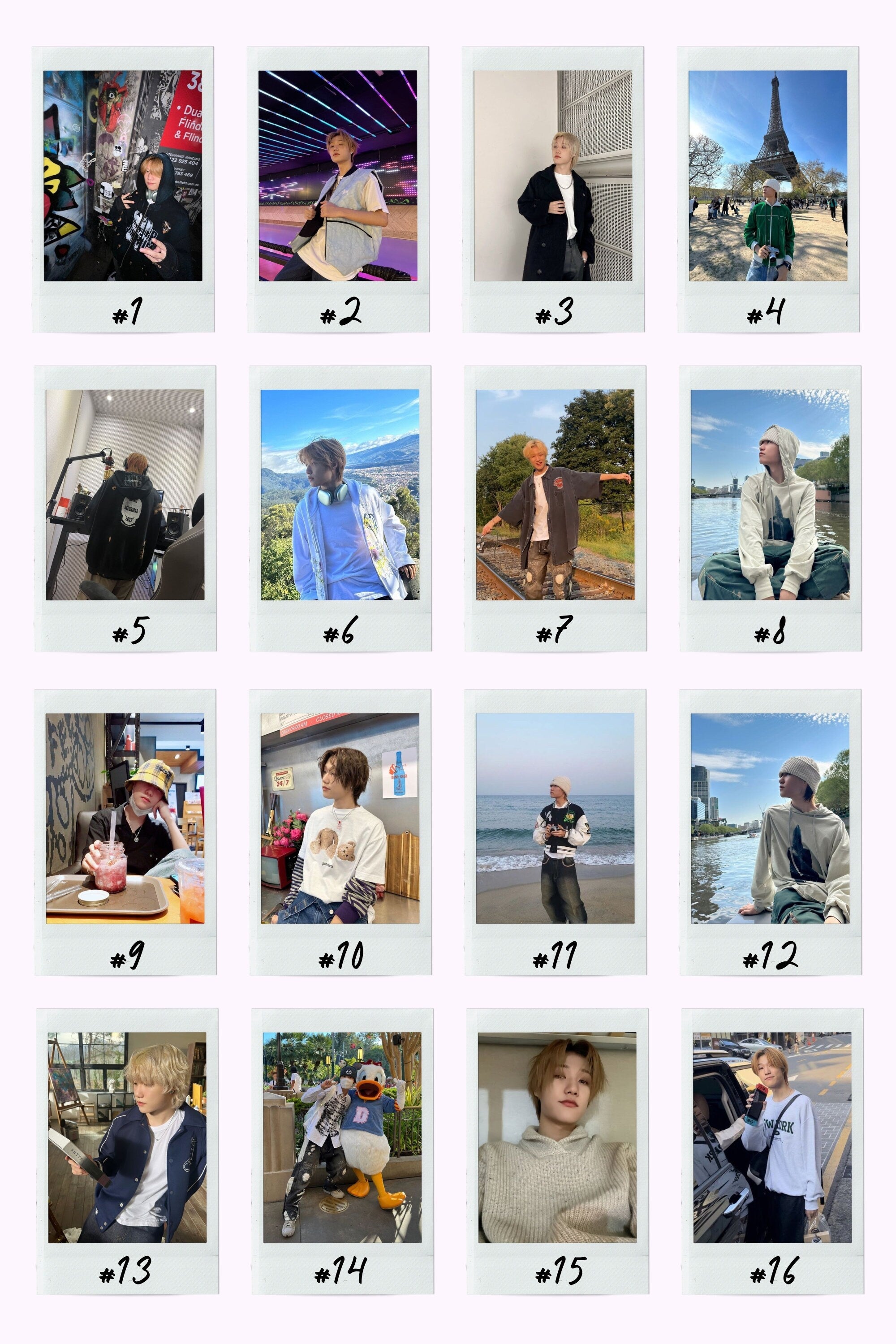 P1Harmony Boyfriend Material Instant Photos
