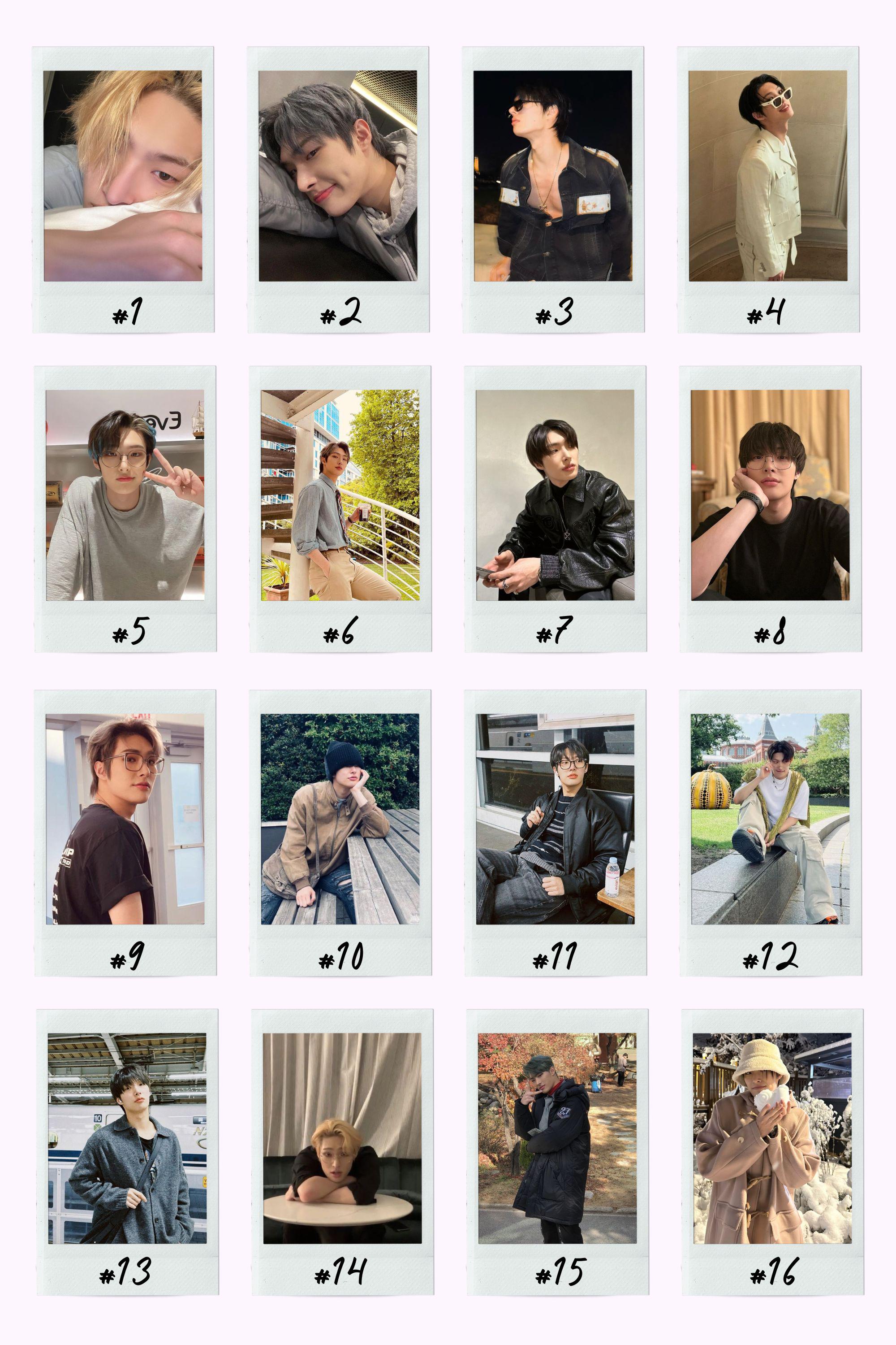 ATEEZ Boyfriend Material Instant Photos