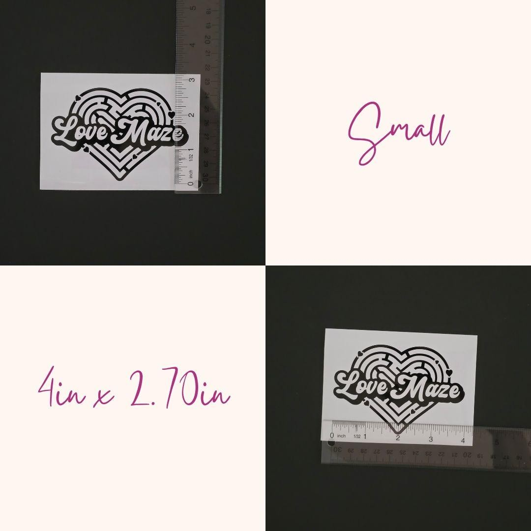 BTS "Love Maze" Vinyl Decals (19 Colors to Choose From!)