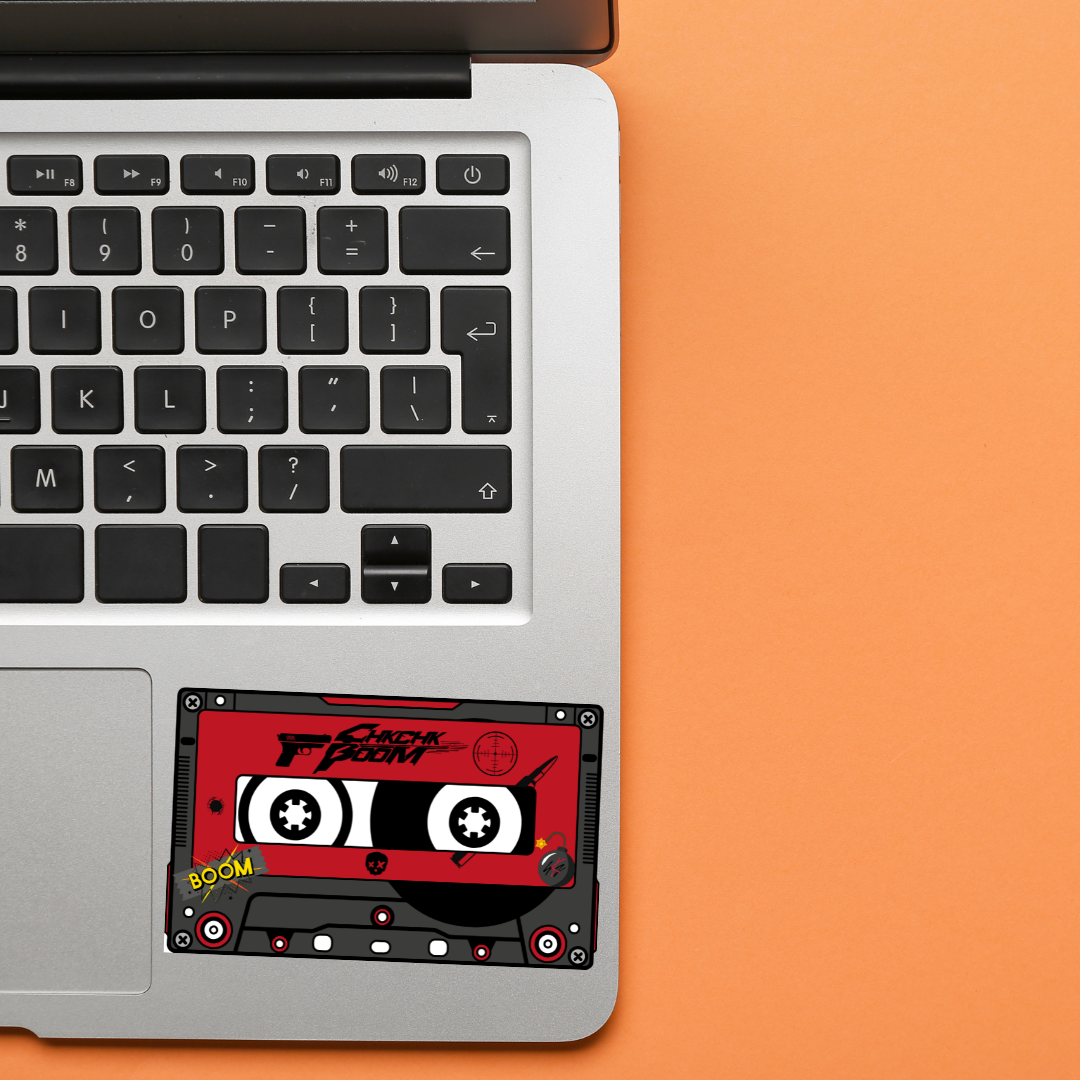 SKZ "Chk Chk Boom" Inspired Cassette-Style Die Cut Sticker