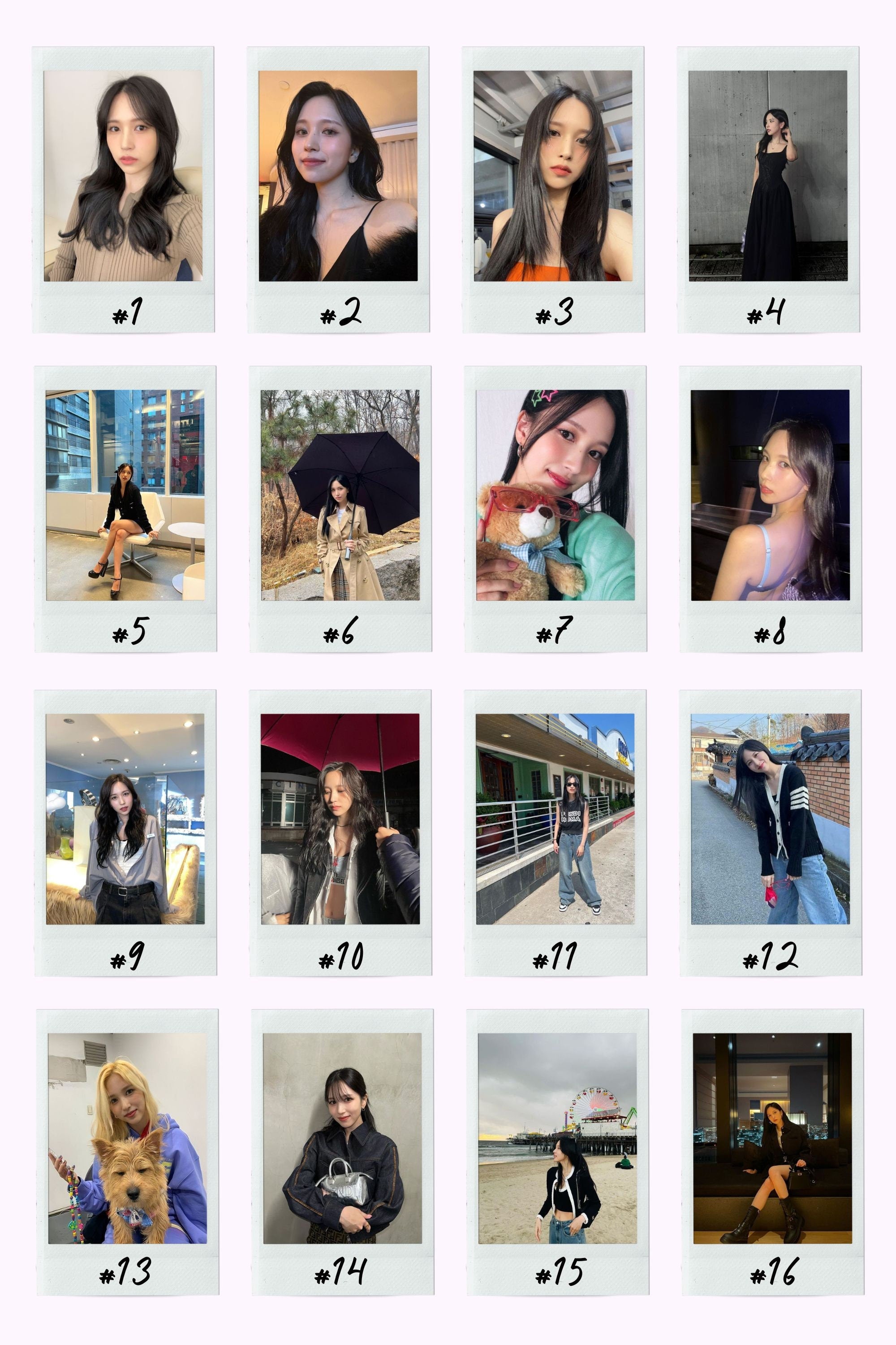 Twice Girlfriend Material Instant Photos