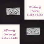 ATEEZ Aniteez Character Peeker Vinyl Decals