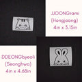 ATEEZ Aniteez Character Peeker Vinyl Decals
