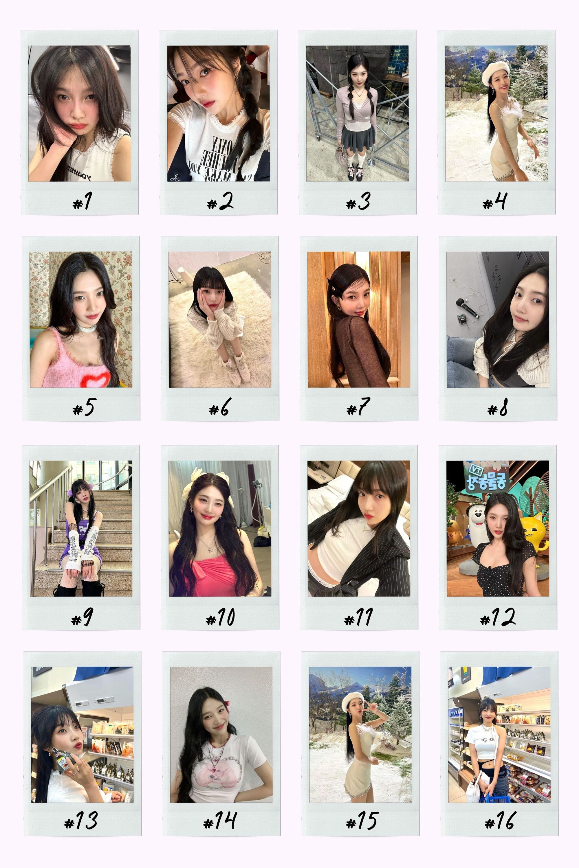 Red Velvet Girlfriend Material Instant Photos