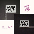 MATZ ATEEZ Vinyl Decal (19 Colors to Choose From!)