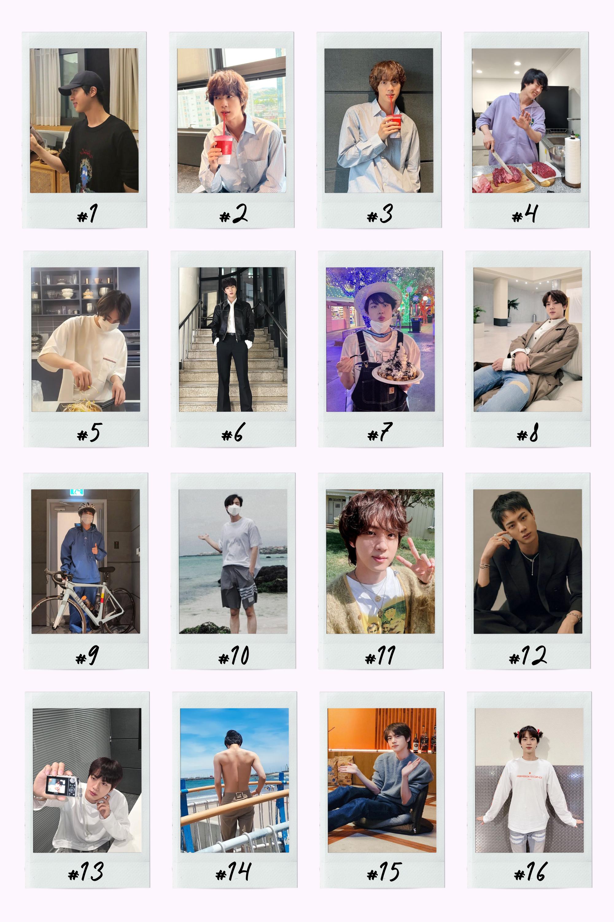 BTS Boyfriend Material Instant Photos