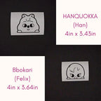 SKZOO Stray Kids Character Peeker Vinyl Decals