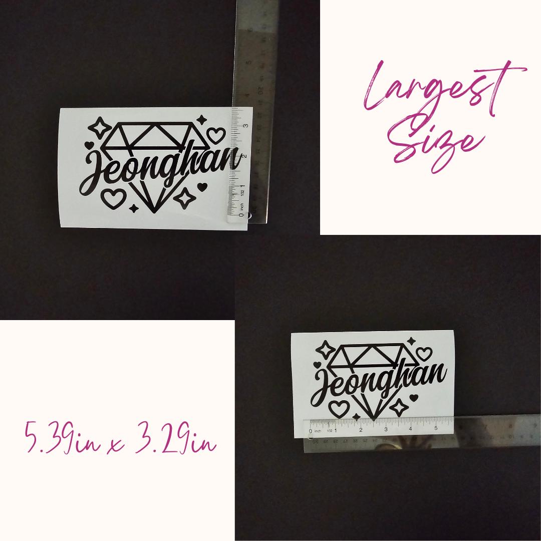 SVT Member Diamond Vinyl Decals