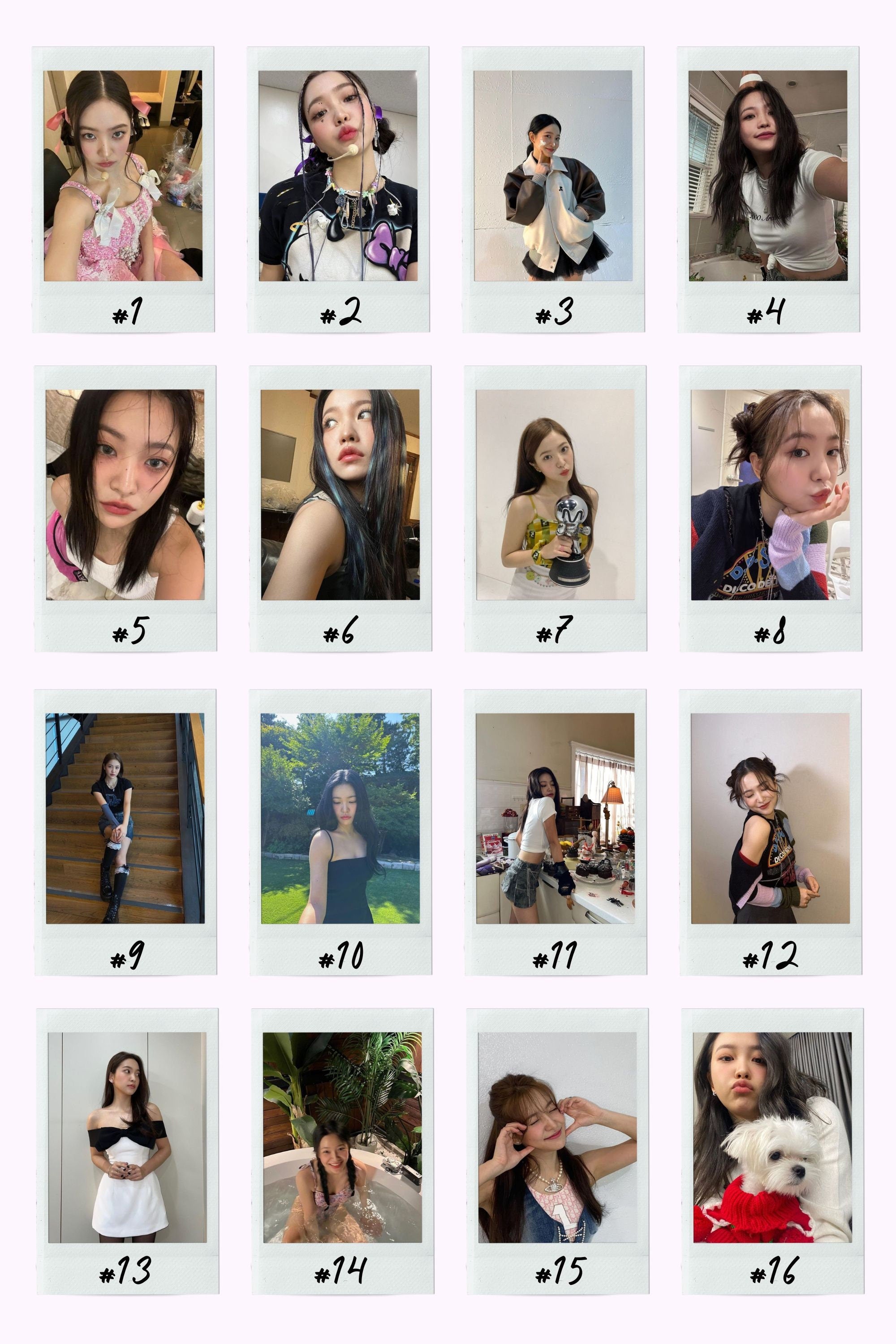Red Velvet Girlfriend Material Instant Photos
