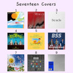 Seventeen Album Cover Keychains