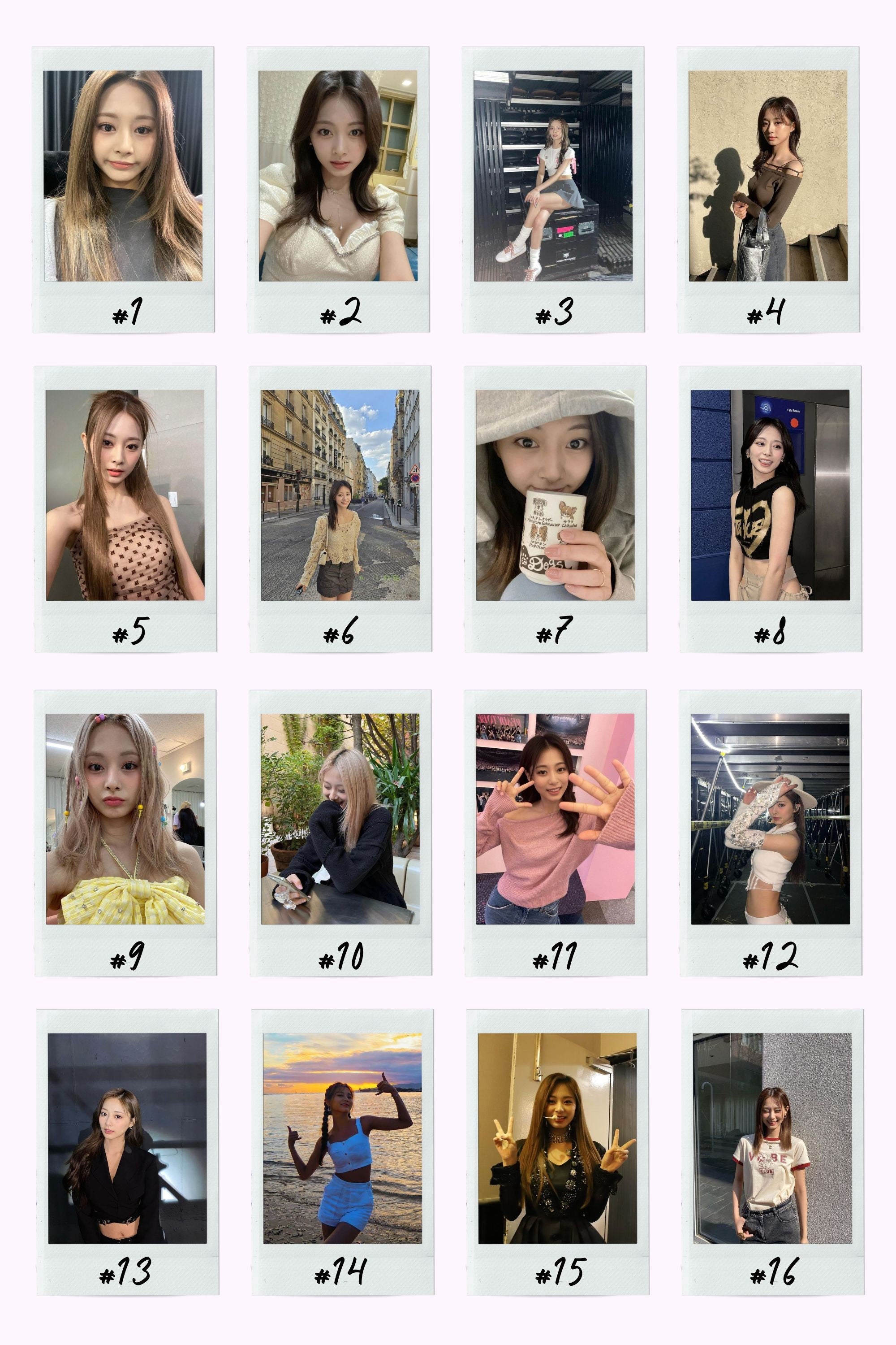 Twice Girlfriend Material Instant Photos