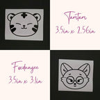 Seventeen Miniteen Character Vinyl Decals