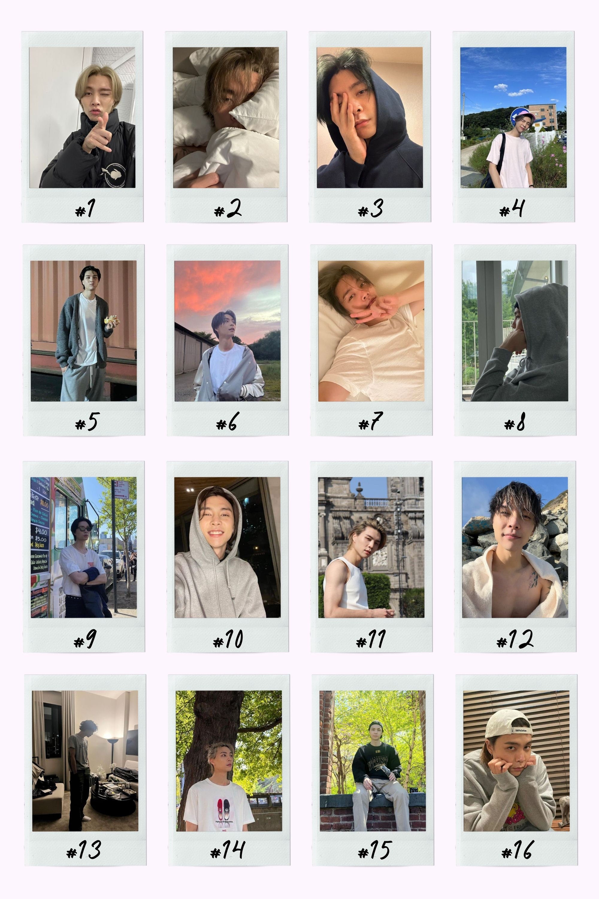 NCT 127 Boyfriend Material Instant Photos