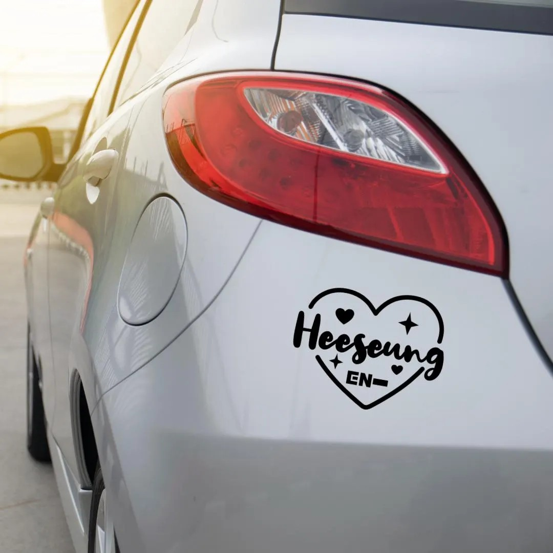ENHYPEN Heart Vinyl Decals