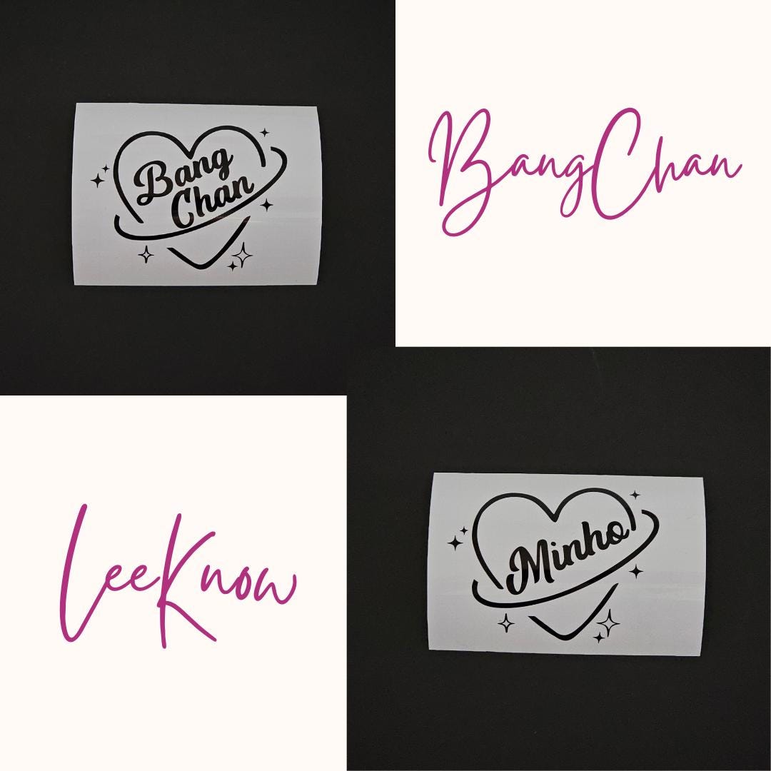 SKZ Planet Heart Vinyl Decals